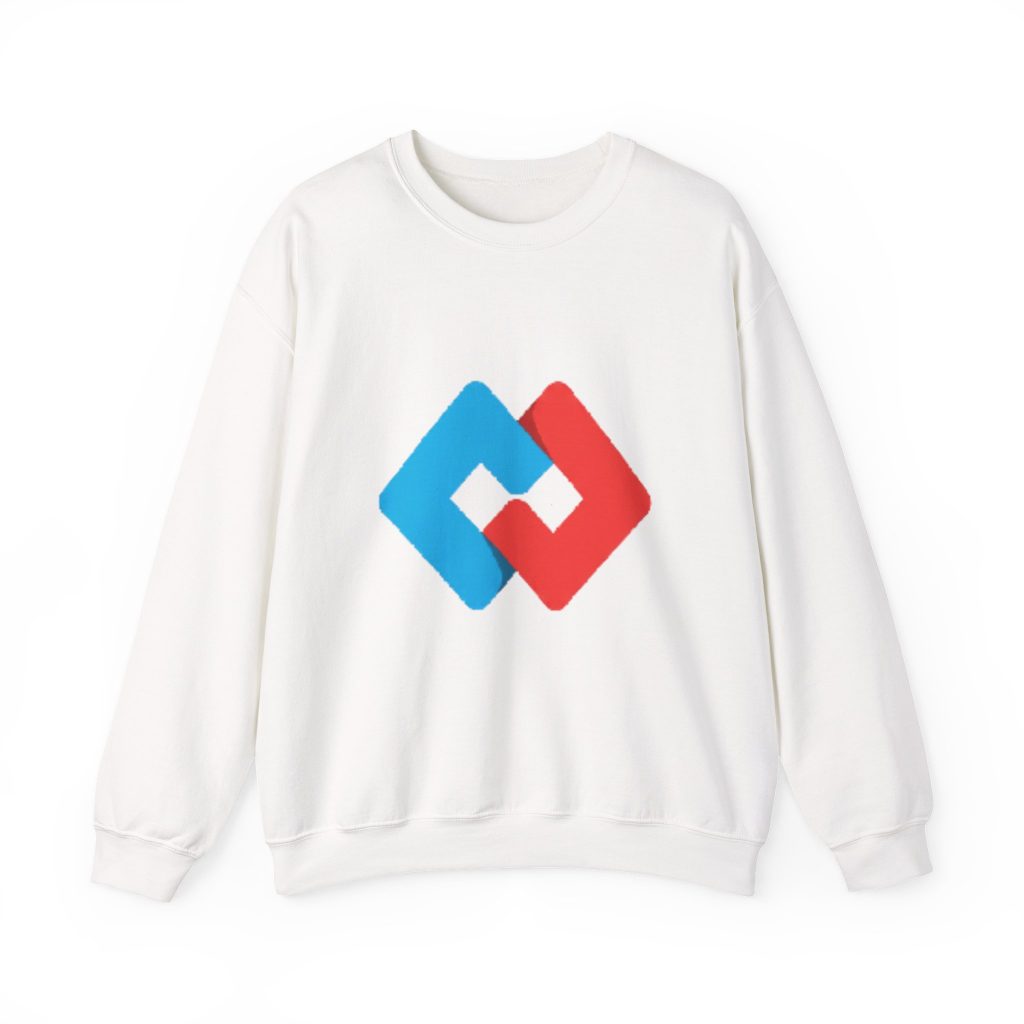 Eco Crewneck Sweatshirt — Logo Design + Green "Innovation with Impact" Slogan